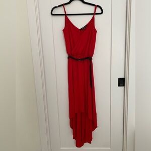 High Low Dress with belt